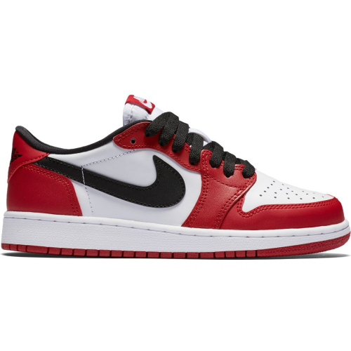 Кроссы Jordan 1 Retro Low Chicago (2016) (GS) - подростковая сетка размеров