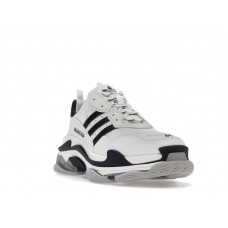 Кроссовки Balenciaga Triple S adidas White Black