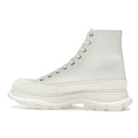 Alexander McQueen Tread Slick Boot Graffiti White Multicolor