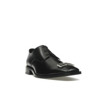 Balenciaga Rim Derby Shoes Black Leather