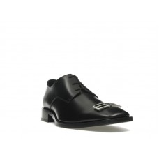 Balenciaga Rim Derby Shoes Black Leather