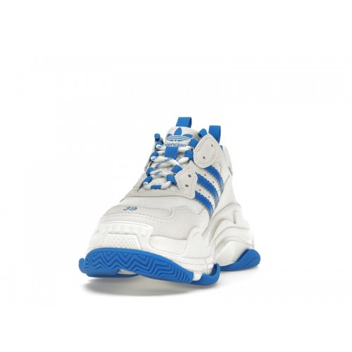 Balenciaga x adidas Triple S White Blue (W) - женская сетка размеров