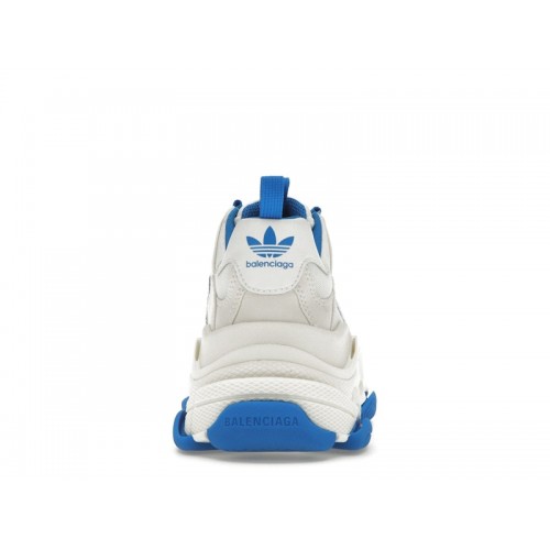 Balenciaga x adidas Triple S White Blue (W) - женская сетка размеров