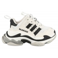 Balenciaga x Adidas Triple S Sneaker White Black (Kids)
