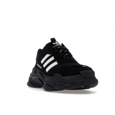 Кроссовки Balenciaga x adidas Triple S Black White