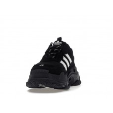 Кроссовки Balenciaga x adidas Triple S Black White