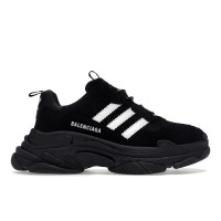 Кроссовки Balenciaga x adidas Triple S Black White