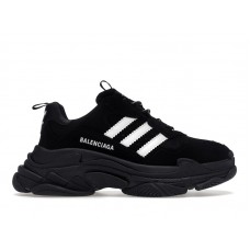 Кроссовки Balenciaga x adidas Triple S Black White
