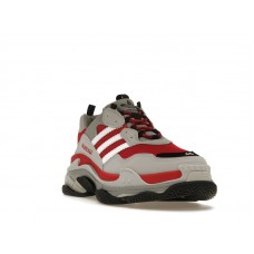 Balenciaga x adidas Triple S Red Grey Black