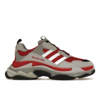 Balenciaga x adidas Triple S Red Grey Black