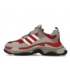 Balenciaga x adidas Triple S Red Grey Black