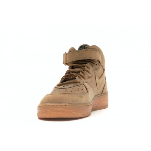 Nike Air Force 1 Mid Flax Outdoor Green - мужская сетка размеров