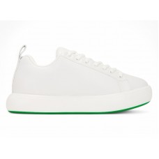 Bottega Veneta Pillow Leather Low-Top Optic White Parakeet