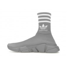 Женские кроссовки Balenciaga x adidas Speed Trainer Grey White (W)