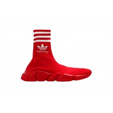 Женские Balenciaga x adidas Speed Trainer Red White (W)