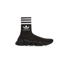 Женские кроссовки Balenciaga x adidas Speed Trainer Black (W)