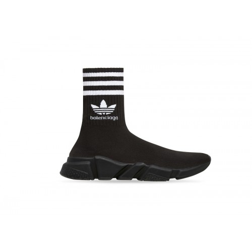 Кроссы Balenciaga x adidas Speed Trainer Black (W) - женская сетка размеров