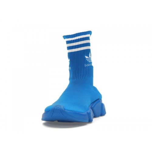 Кроссы Balenciaga x adidas Speed Trainer Blue White - мужская сетка размеров