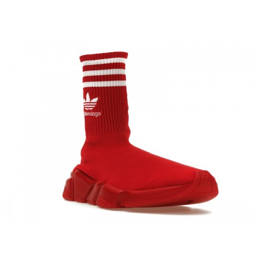 Balenciaga x adidas Speed Trainer Red White - мужская сетка размеров