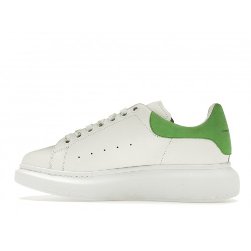 Кроссы Alexander McQueen Oversized White Acid Green (W) - женская сетка размеров