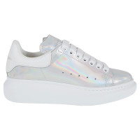 Женские Alexander McQueen Oversized White Iridescent (W)