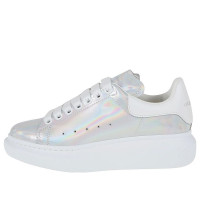 Женские Alexander McQueen Oversized White Iridescent (W)