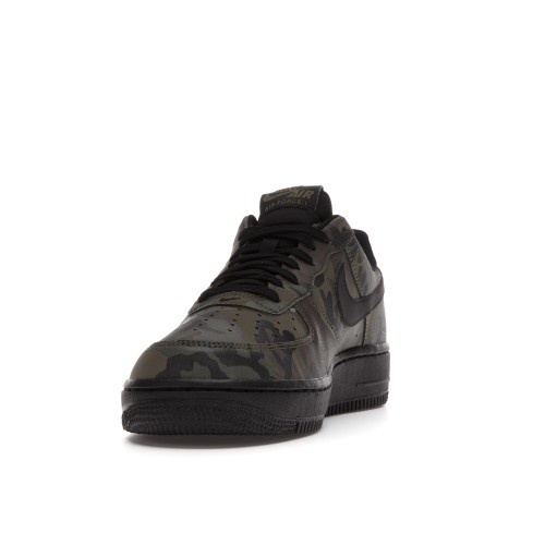 Кроссы Nike Air Force 1 Low Reflective Woodland Camo - мужская сетка размеров