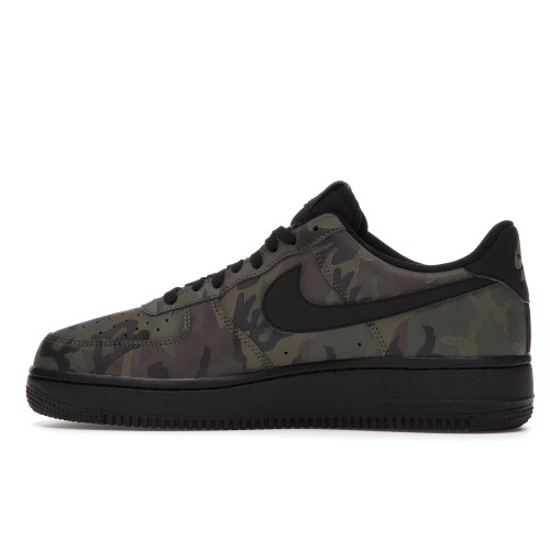 Кроссы Nike Air Force 1 Low Reflective Woodland Camo - мужская сетка размеров
