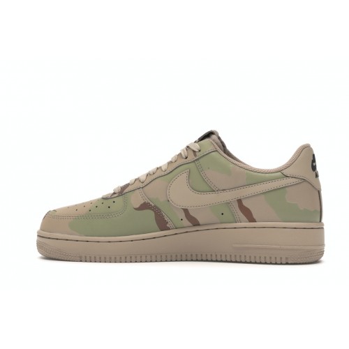 Кроссы Nike Air Force 1 Low Reflective Desert Camo - мужская сетка размеров