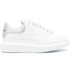 Женские кроссовки Alexander McQueen Oversized White Silver (W)