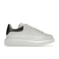 Женские кроссовки Alexander McQueen Oversized White Metallic (W)