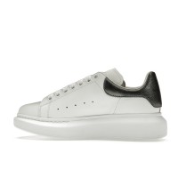 Женские кроссовки Alexander McQueen Oversized White Metallic (W)