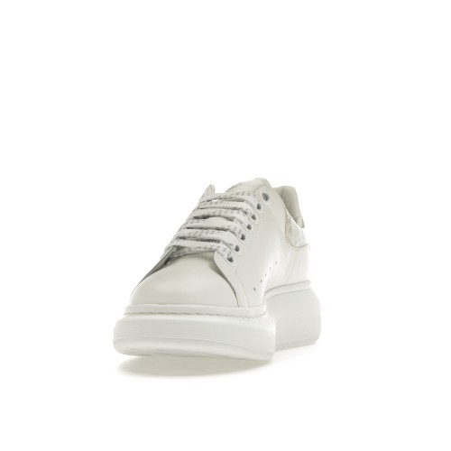 Кроссы Alexander McQueen Oversized White Croc (W) - женская сетка размеров