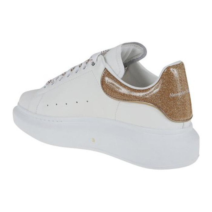 Alexander McQueen Oversized White Rose Gold Glitter (W) - женская сетка размеров Alexander McQueen Oversized White Rose Gold Glitter (W) - женская сетка размеров