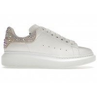 Женские кроссовки Alexander McQueen Oversized White Porcelain Crystal (W)