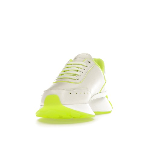 Кроссы Alexander McQueen Sprint Runner Acid Yellow (W) - женская сетка размеров