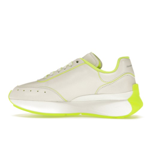 Кроссы Alexander McQueen Sprint Runner Acid Yellow (W) - женская сетка размеров