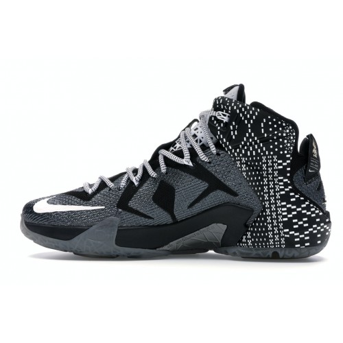 Кроссы Nike LeBron 12 BHM (2015) - мужская сетка размеров