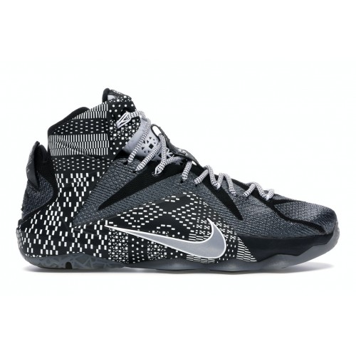 Кроссы Nike LeBron 12 BHM (2015) - мужская сетка размеров