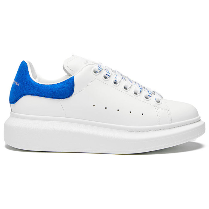 Alexander McQueen Oversized Sneaker White Electric Blue - женская сетка размеров Alexander McQueen Oversized Sneaker White Electric Blue - женская сетка размеров