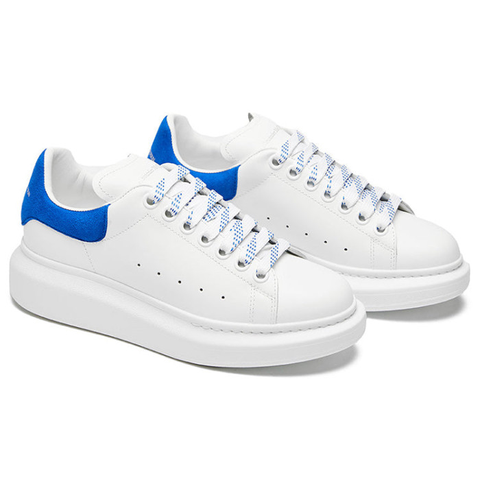 Alexander McQueen Oversized Sneaker White Electric Blue - женская сетка размеров Alexander McQueen Oversized Sneaker White Electric Blue - женская сетка размеров