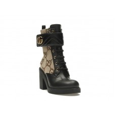 Женские Gucci Double G Ankle Boots Camel Ebony (W)