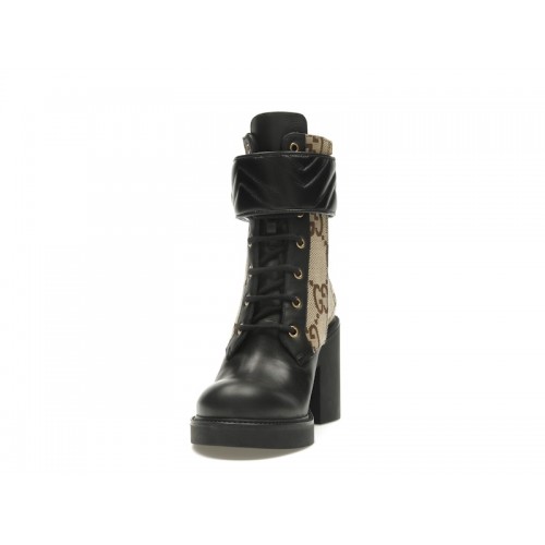Gucci Double G Ankle Boots Camel Ebony (W) - женская сетка размеров