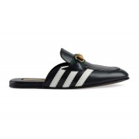 Gucci x Adidas Horsebit Slippers Black