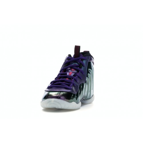 Кроссы Nike Air Foamposite One Iridescent Purple (PS) - детская сетка размеров