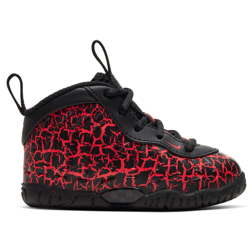 Кроссы Nike Air Foamposite One Cracked Lava (TD) - детская сетка размеров