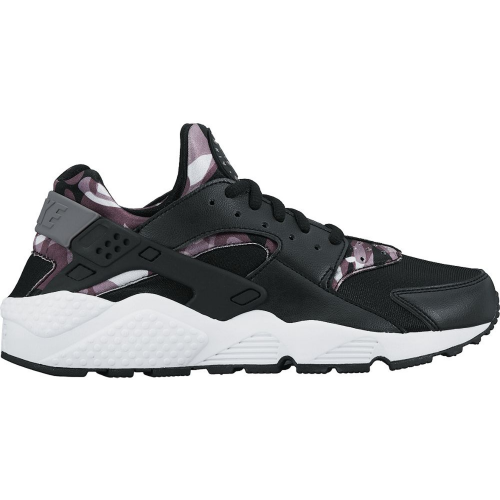 Кроссы Nike Air Huarache Run Print Camo Black (W) - женская сетка размеров