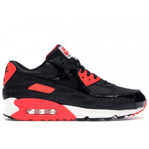 Nike Air Max 90 Infrared Croc - мужская сетка размеров