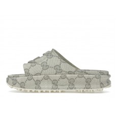 Gucci GG Slide Sandal Interlocking G Beige Ebony