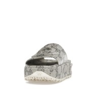 Женские Gucci GG Oversize Slide Sandal Interlocking G Beige Ebony (W)